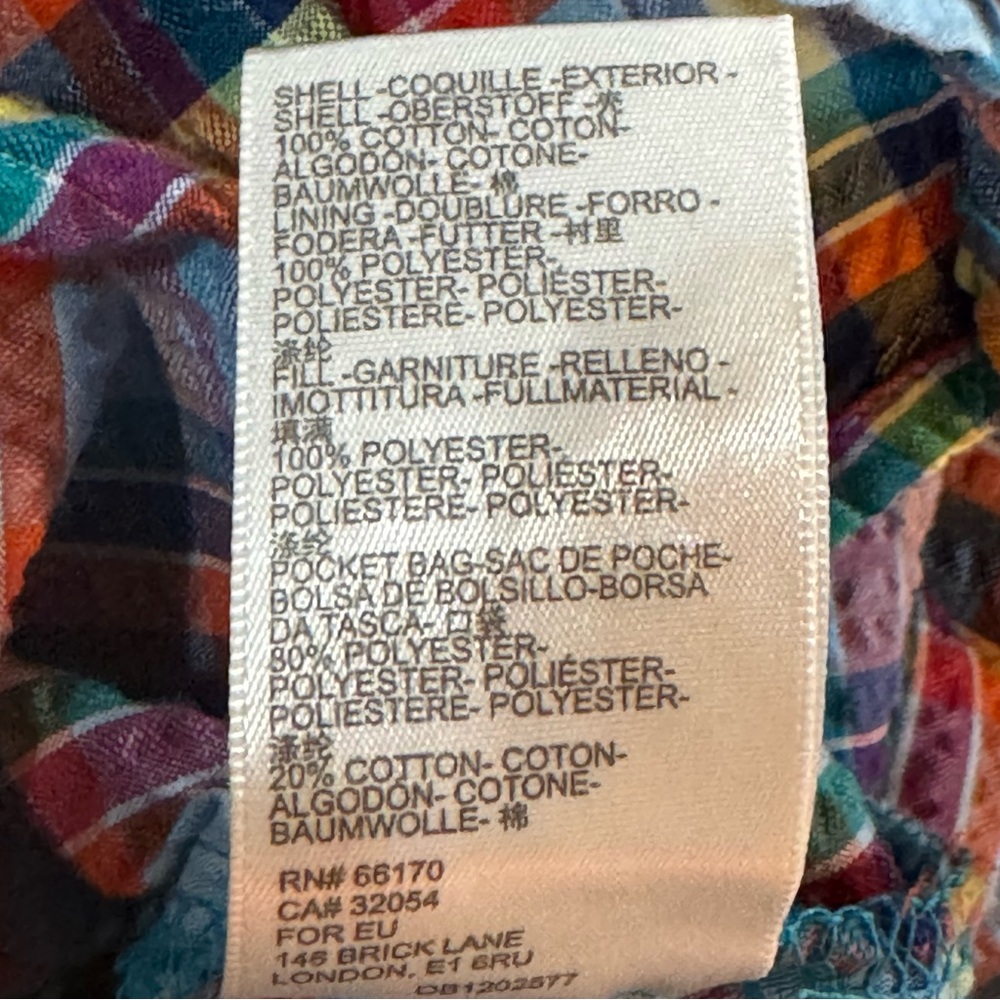 Urban Oufitters Slouchy Plaid Seersucker Shirt S Oversized Multicolored - Picture 13 of 13